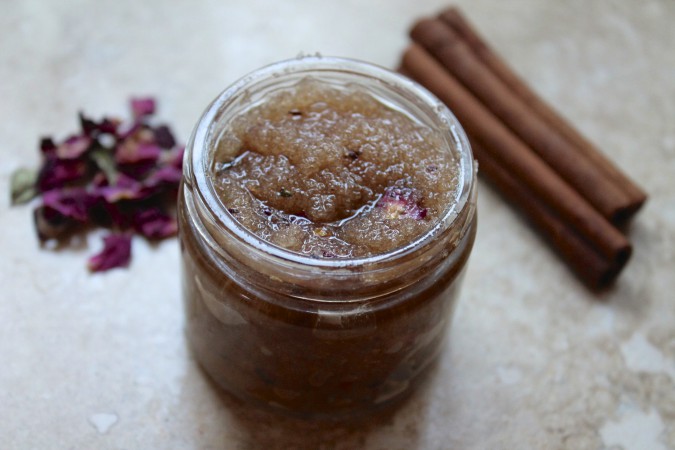 Cinnamon Rose Sugar Scrub