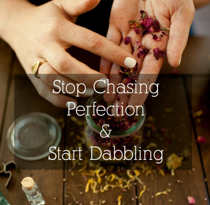 stop chasing perfection