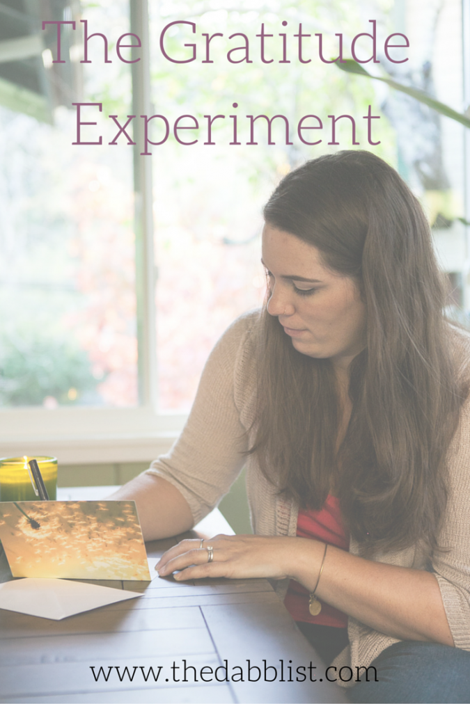 The Gratitude Experiment