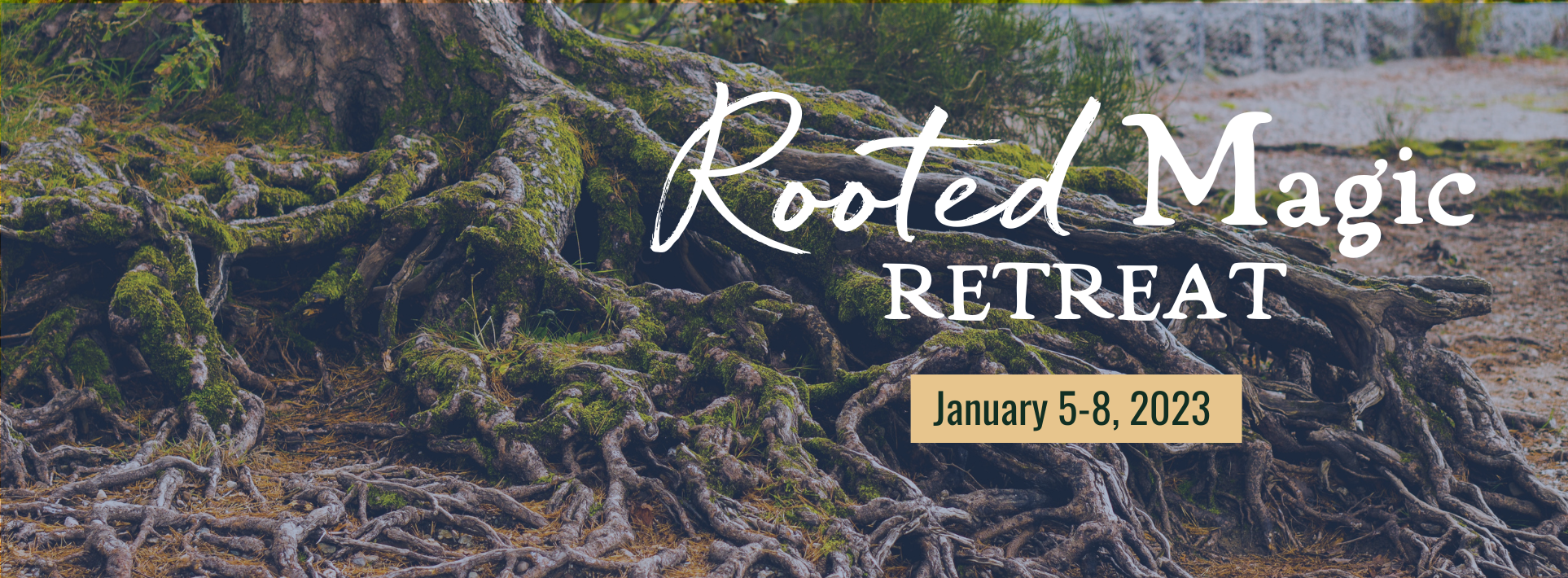 Rooted Magic Retreat Banner