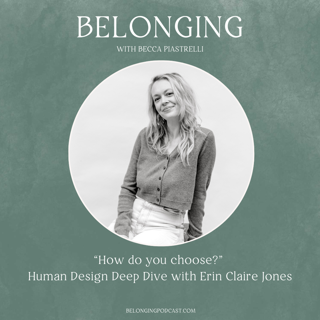 "How Do You Choose?" with Erin Claire Jones
