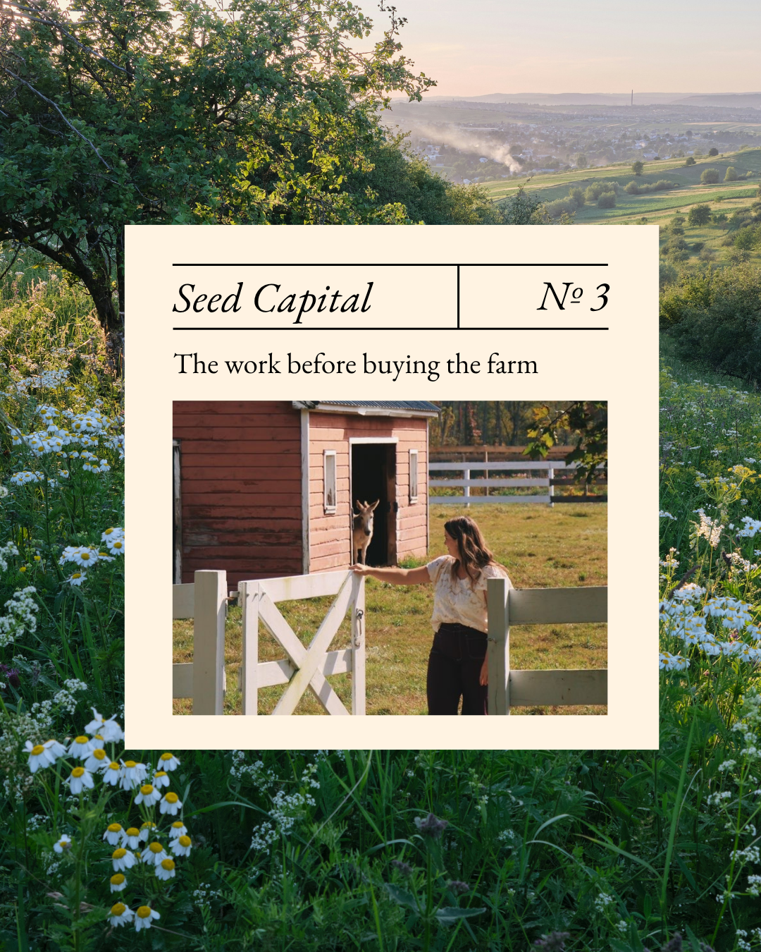Seed Capital Podcast | The work before buying the farm