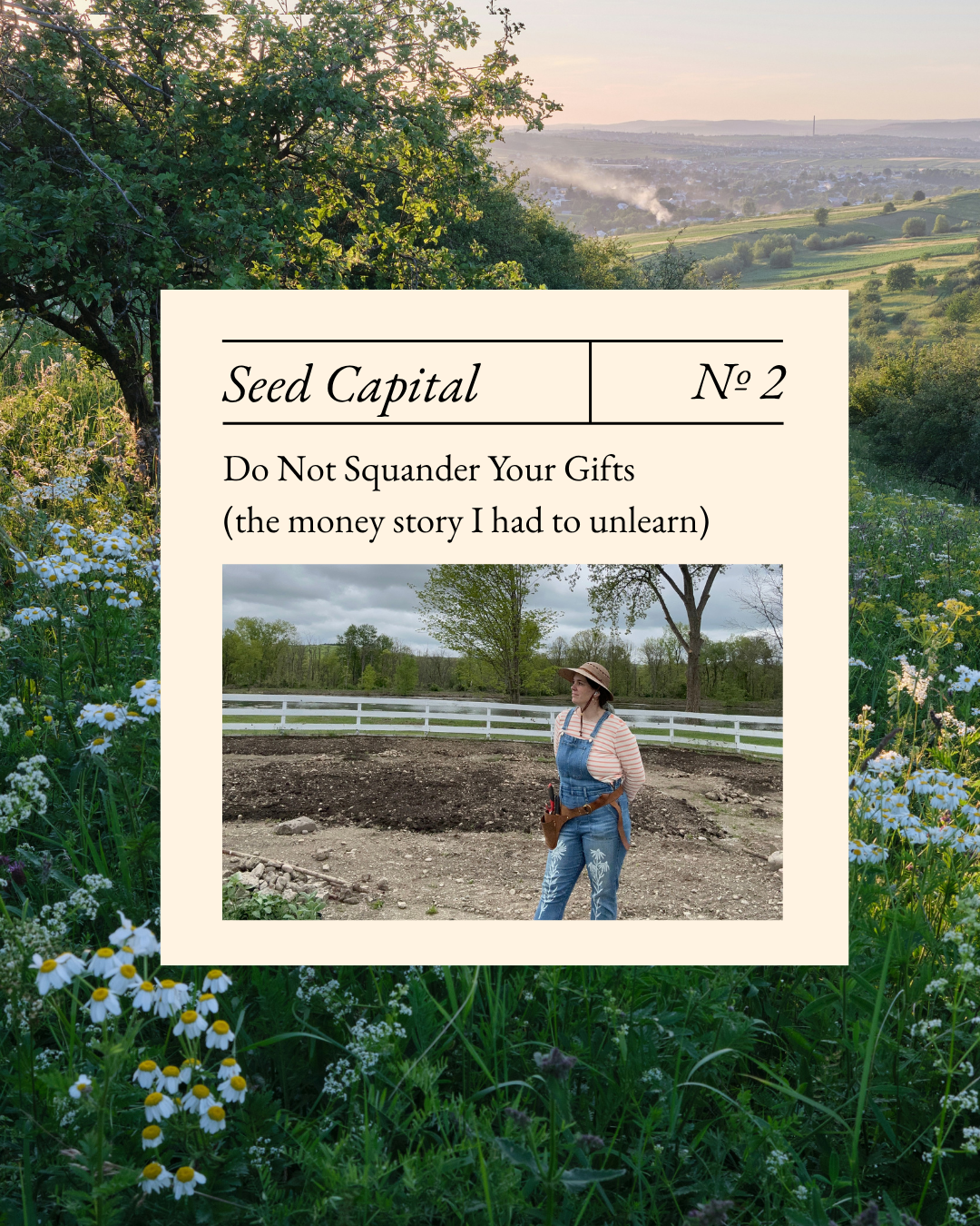 Seed Capital Podcast: Do Not Squander Your Gifts (the money story I had to unlearn)
